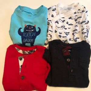 Carters Long Sleeve Onesie Bundle